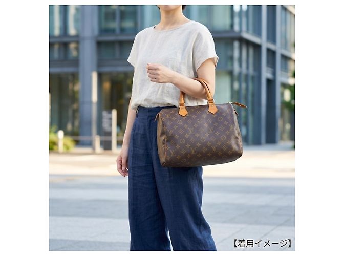 Borsa Louis Vuitton Speedy 30 Monogram Marrone - vista 17