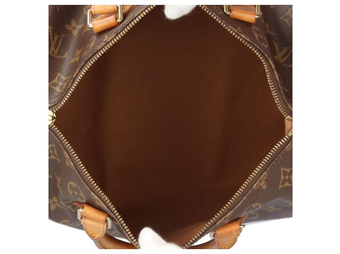 Borsa Louis Vuitton Speedy 30 Monogram Marrone - vista 6