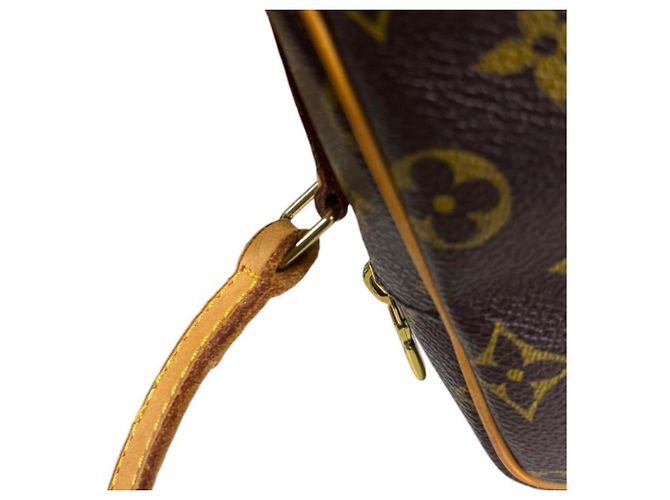 Borsa a tracolla Louis Vuitton Trocadero 27 Monogram Marrone - vista 11