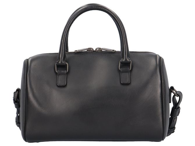 Borsa a tracolla Saint Laurent Studded Classic Baby Duffle Nero - vista 3