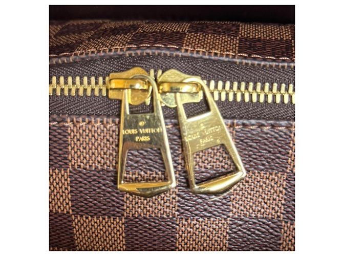Borsa a tracolla Louis Vuitton Kensington Bowling Damier Marrone - vista 13