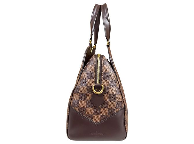 Borsa a tracolla Louis Vuitton Kensington Bowling Damier Marrone - vista 5