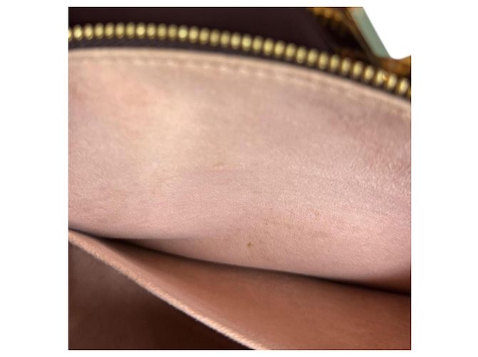 Borsa a tracolla Louis Vuitton Kensington Bowling Damier Marrone - vista 8