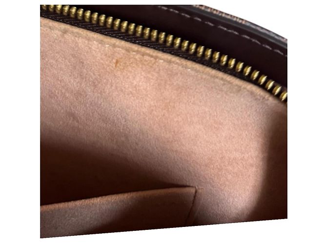 Borsa a tracolla Louis Vuitton Kensington Bowling Damier Marrone - vista 9