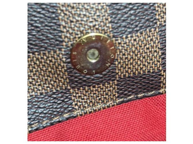Borsa a tracolla Louis Vuitton Bloomsbury PM Damier Marrone - vista 12