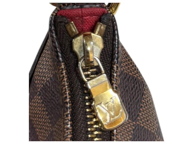 Borsa a tracolla Louis Vuitton Bloomsbury PM Damier Marrone - vista 16