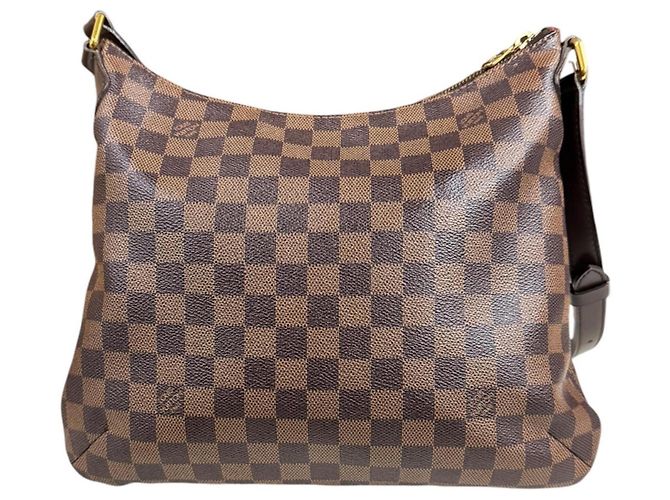 Borsa a tracolla Louis Vuitton Bloomsbury PM Damier Marrone - vista 3