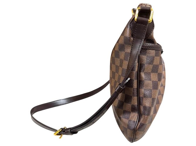 Borsa a tracolla Louis Vuitton Bloomsbury PM Damier Marrone - vista 4