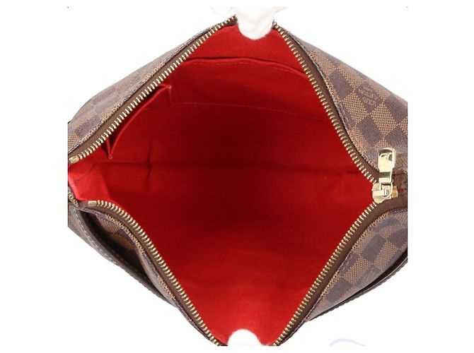 Borsa a tracolla Louis Vuitton Bloomsbury PM Damier Marrone - vista 6