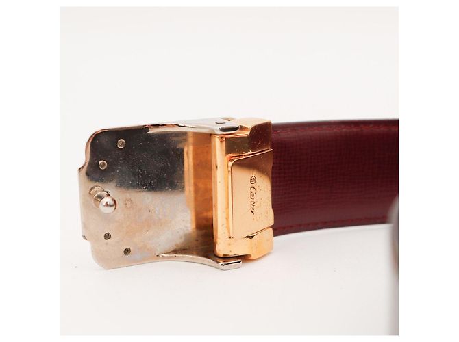 Cartier Belt with Double C Buckle Brown Black - view 3