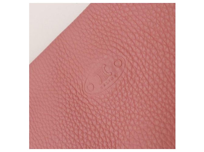 Céline Borsa a tracolla borchiata in pelle rosa Celine - vista 8
