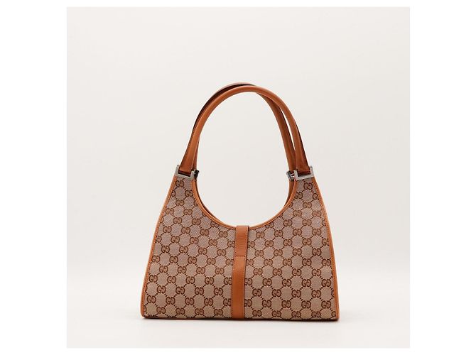Borsa Hobo Jackie in tela monogram Gucci Marrone Monogramma - vista 3