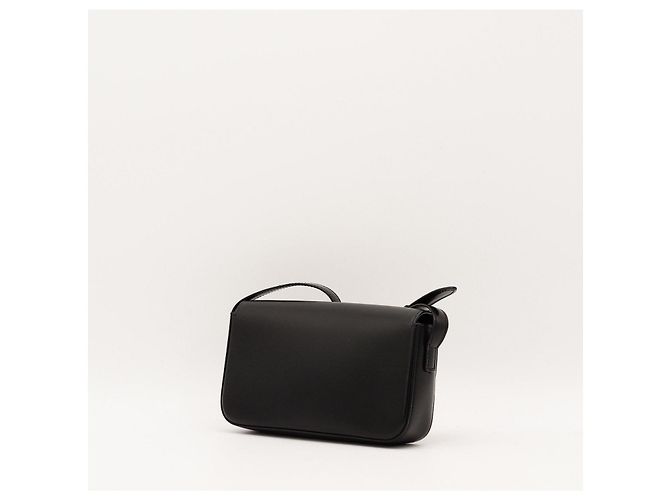 Céline Borsa a tracolla Triomphe in pelle di vitello Nero - vista 4