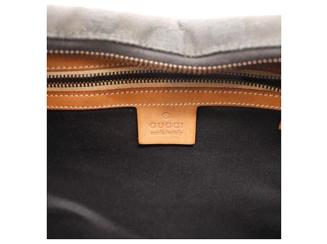 Borsa Hobo Gucci in tela monogramma Nero - vista 8