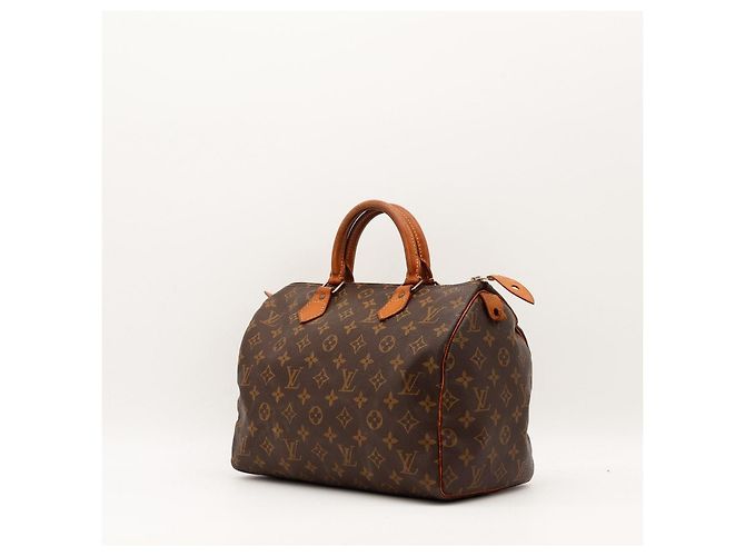 Borsa Louis Vuitton Speedy 30 Monogram Canvas Marrone Monogramma - vista 2
