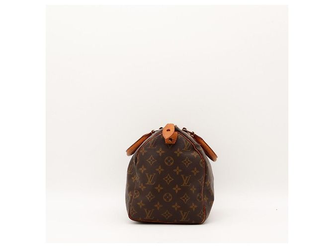 Borsa Louis Vuitton Speedy 30 Monogram Canvas Marrone Monogramma - vista 3