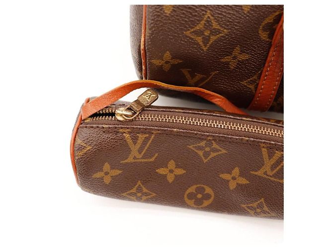 Louis Vuitton Monogram Speedy 25 con pochette Marrone Monogramma - vista 7