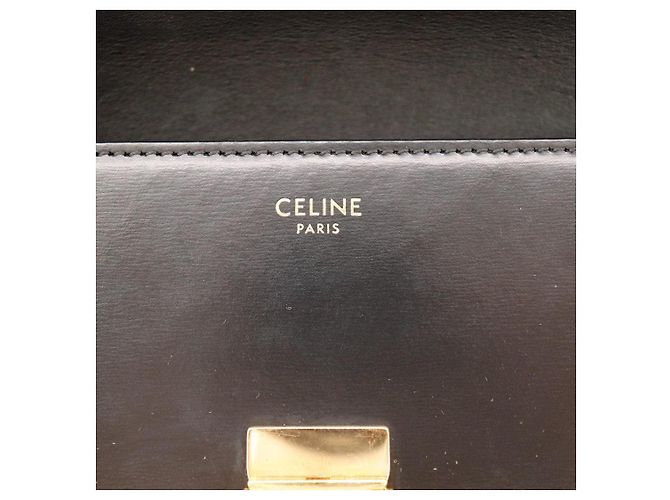 Céline Triomphe Schultertasche Schwarz - Ansicht 8