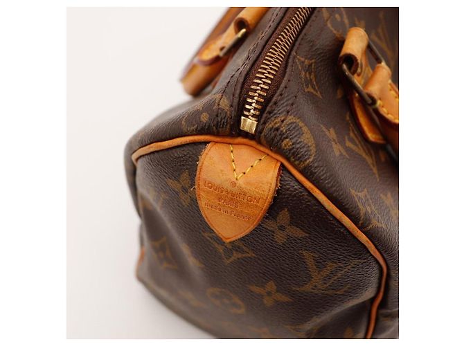 Borsa Louis Vuitton Speedy 30 Monogram Canvas Marrone Monogramma - vista 11