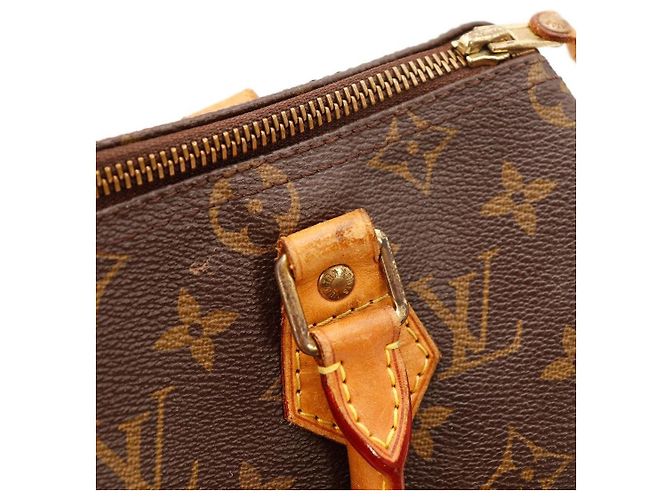 Borsa Louis Vuitton Speedy 30 Monogram Canvas Marrone Monogramma - vista 12