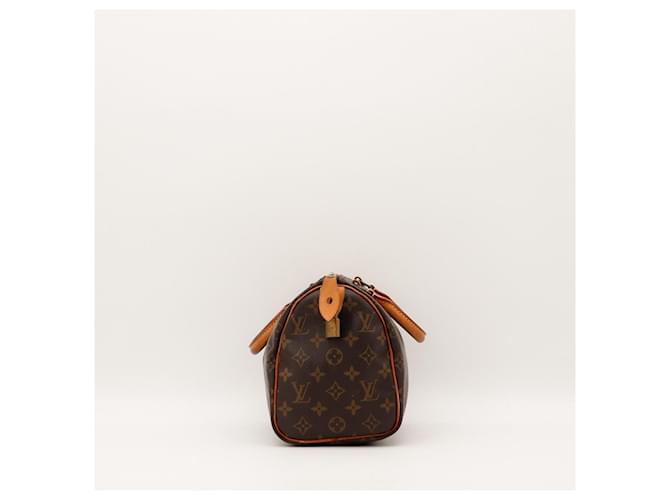 Borsa Louis Vuitton Speedy 30 Monogram Canvas Marrone Monogramma - vista 3