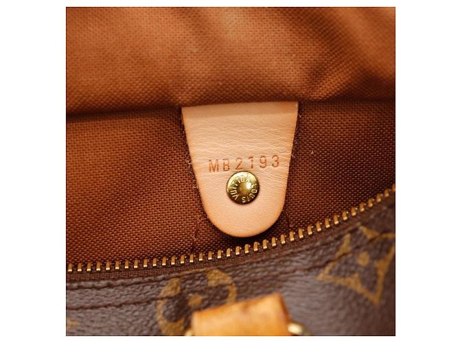 Borsa Louis Vuitton Speedy 30 Monogram Canvas Marrone Monogramma - vista 8