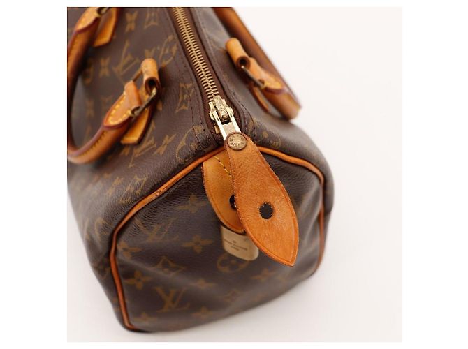 Borsa Louis Vuitton Speedy 30 Monogram Canvas Marrone Monogramma - vista 9