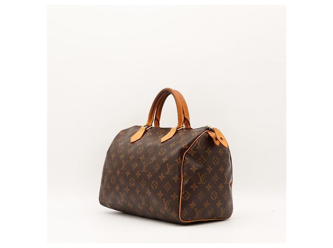 Borsa Louis Vuitton Speedy 30 Monogram Canvas Marrone Monogramma - vista 2