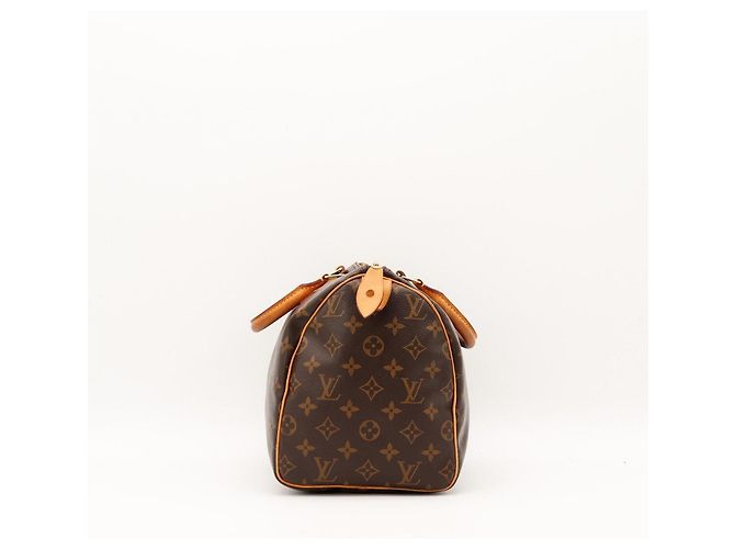 Borsa Louis Vuitton Speedy 30 Monogram Canvas Marrone Monogramma - vista 3