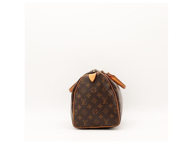 Borsa Louis Vuitton Speedy 30 Monogram Canvas Marrone Monogramma - vista 5