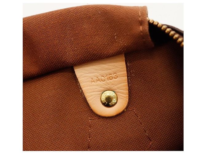 Borsa Louis Vuitton Speedy 30 Monogram Canvas Marrone Monogramma - vista 8
