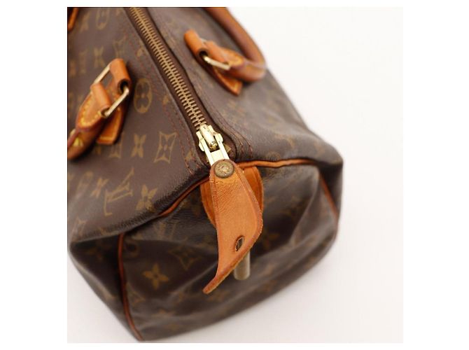 Borsa a mano Louis Vuitton Speedy 30 Monogram Canvas Marrone Monogramma - vista 10