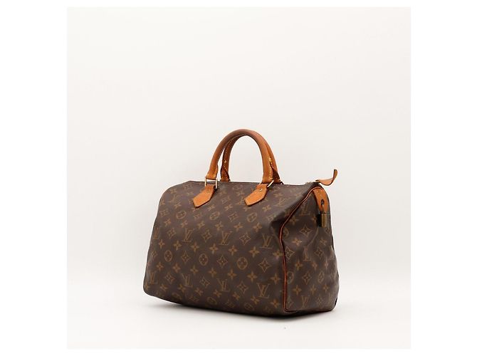 Borsa a mano Louis Vuitton Speedy 30 Monogram Canvas Marrone Monogramma - vista 2