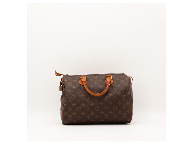Borsa a mano Louis Vuitton Speedy 30 Monogram Canvas Marrone Monogramma - vista 4