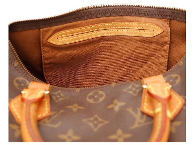 Borsa a mano Louis Vuitton Speedy 30 Monogram Canvas Marrone Monogramma - vista 7