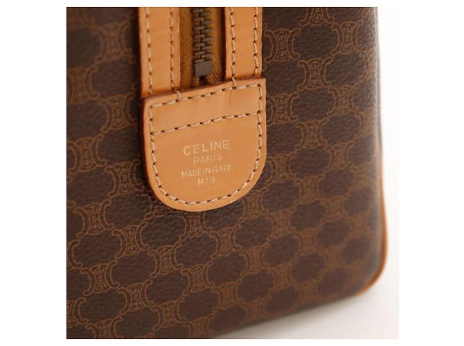 Céline Celine Vintage Boston Bag Monogram Canvas Braun Monogramm - Ansicht 10
