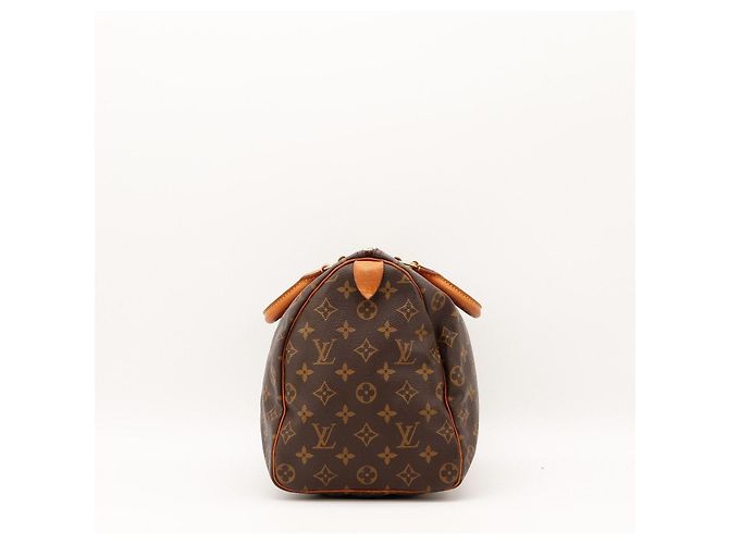 Borsa Louis Vuitton Speedy 30 Monogram Canvas Marrone Monogramma - vista 5