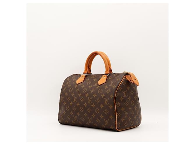 Borsa Louis Vuitton Speedy 30 Monogram Canvas Marrone Monogramma - vista 2