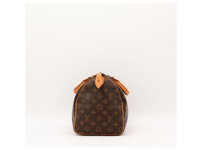 Borsa Louis Vuitton Speedy 30 Monogram Canvas Marrone Monogramma - vista 3