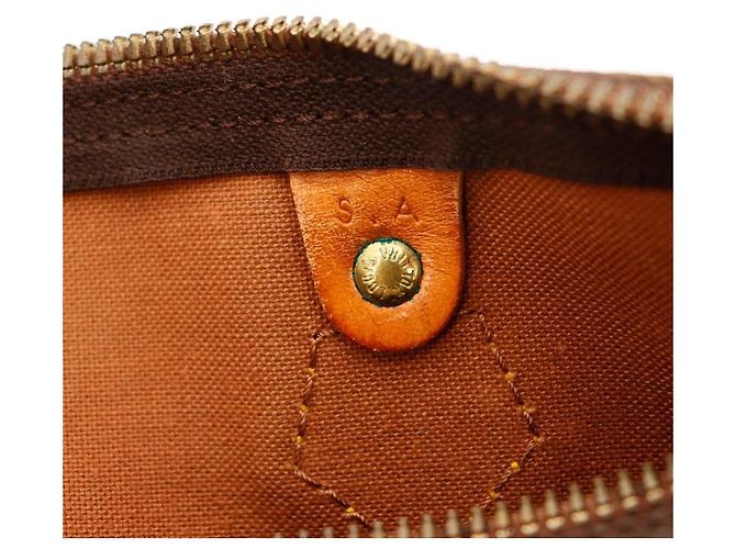 Borsa Louis Vuitton Speedy 30 Monogram Canvas Marrone Monogramma - vista 9