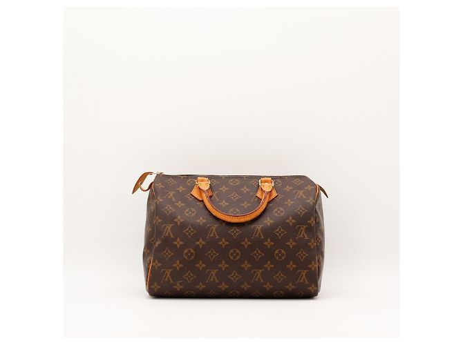 Borsa a mano Louis Vuitton Speedy 30 Monogram Canvas Marrone Monogramma - vista 4