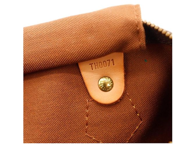Borsa a mano Louis Vuitton Speedy 30 Monogram Canvas Marrone Monogramma - vista 8