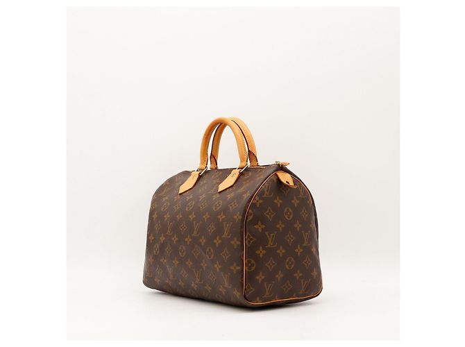 Borsa Louis Vuitton Speedy 30 Monogram Canvas Marrone Monogramma - vista 2
