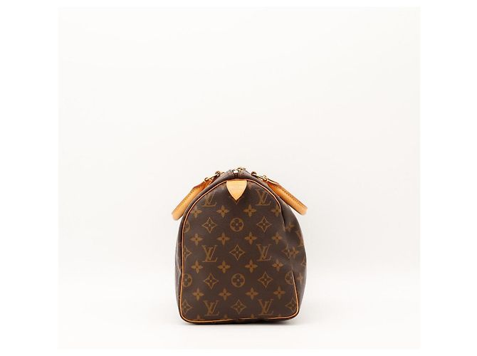 Borsa Louis Vuitton Speedy 30 Monogram Canvas Marrone Monogramma - vista 5