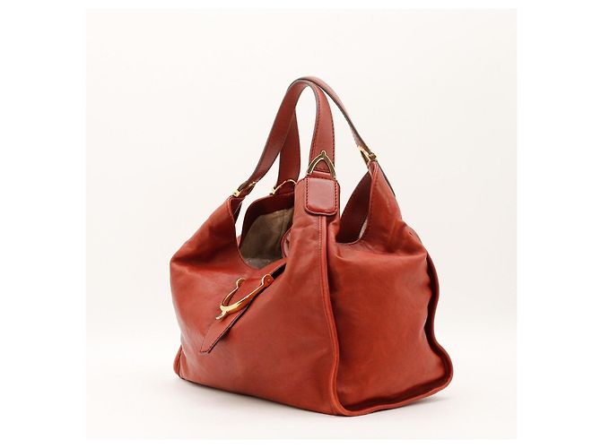 Borsa Hobo Gucci in pelle rossa Rosso - vista 2