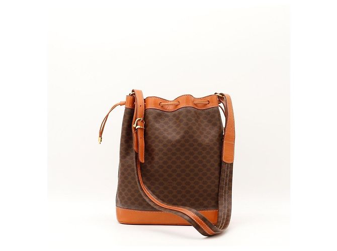Céline Celine Vintage Monogram Bucket Bag Braun - Ansicht 3