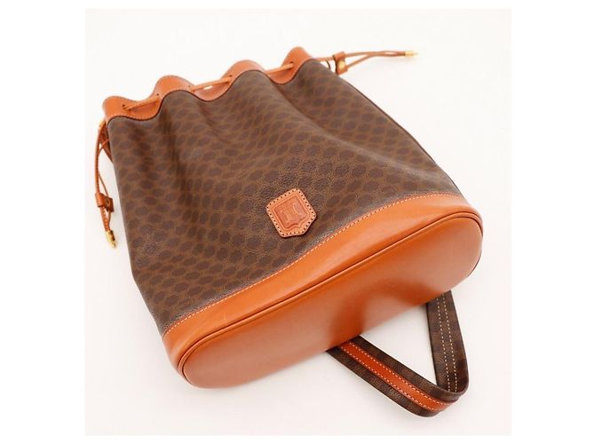 Céline Celine Vintage Monogram Bucket Bag Braun - Ansicht 6