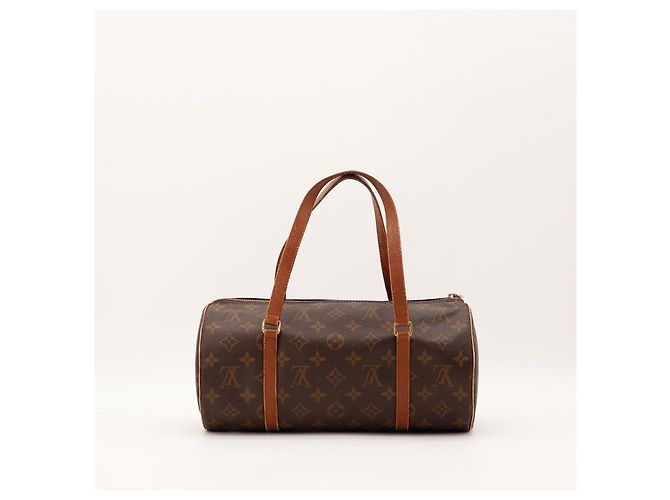 Borsa Louis Vuitton Monogram Papillon 30 Marrone Monogramma - vista 3