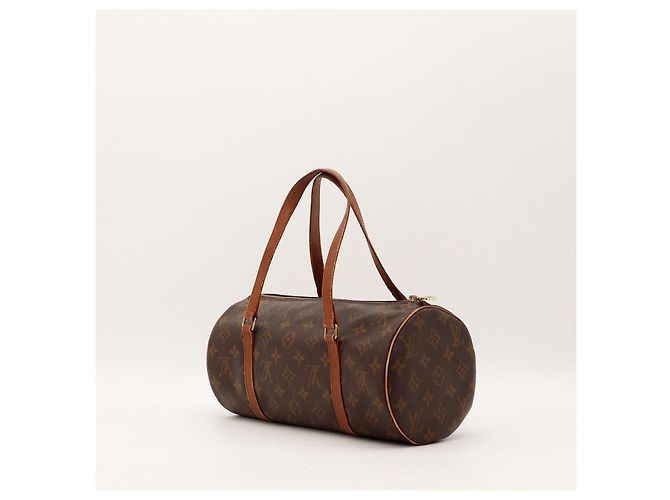 Borsa Louis Vuitton Monogram Papillon 30 Marrone Monogramma - vista 4