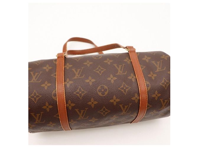 Borsa Louis Vuitton Monogram Papillon 30 Marrone Monogramma - vista 6